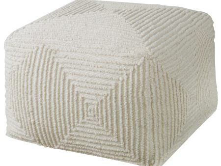 Sovanna Geometric Pouf Online Sale