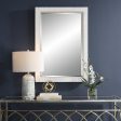 Cape Whitewashed Rattan Mirror Online Hot Sale