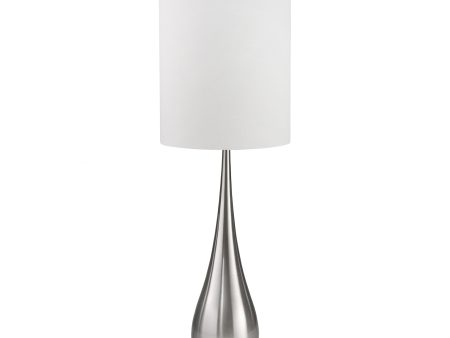 Metal 33  Teardrop Table Lamp,Silver Cheap