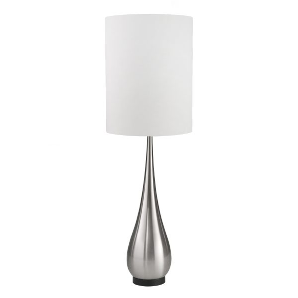 Metal 33  Teardrop Table Lamp,Silver Cheap