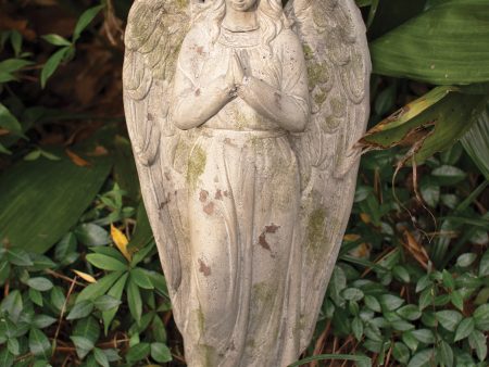 Faux Concrete Angel Yard Art For Sale