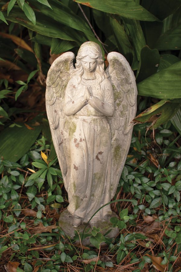 Faux Concrete Angel Yard Art For Sale