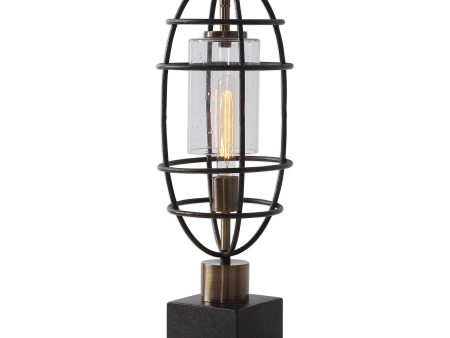 Newton Industrial Accent Lamp For Sale