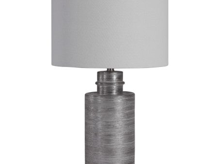 Anitra Metallic Silver Table Lamp Supply