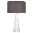 Citadel White Marble Table Lamp on Sale