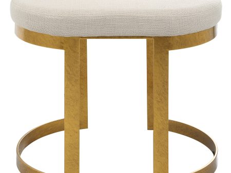 Infinity Gold Accent Stool Supply