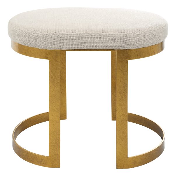 Infinity Gold Accent Stool Supply