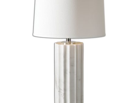 Castorano White Marble Lamp Sale