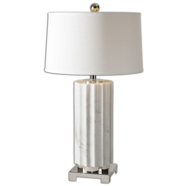 Castorano White Marble Lamp Sale