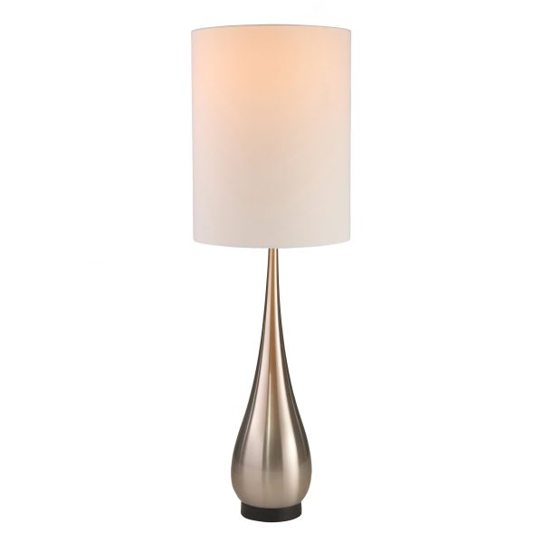 Metal 33  Teardrop Table Lamp,Silver Cheap