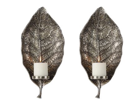 Zelkova Leaf Wall Sconces S 2 Online