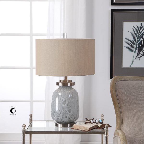 Eleanore Blue Gray Table Lamp For Cheap