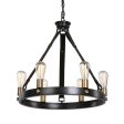 Marlow 6 Light Antique Bronze Chandelier For Cheap