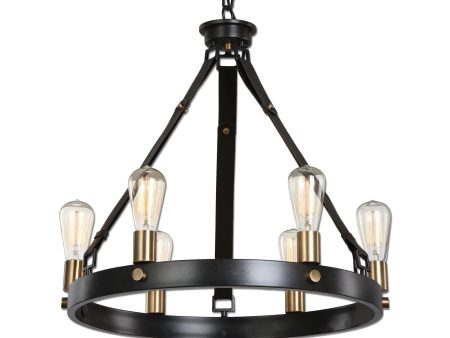 Marlow 6 Light Antique Bronze Chandelier For Cheap