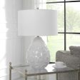 Loop White Glaze Table Lamp Online now