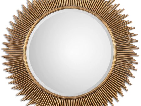 Marlo Round Gold Mirror Sale