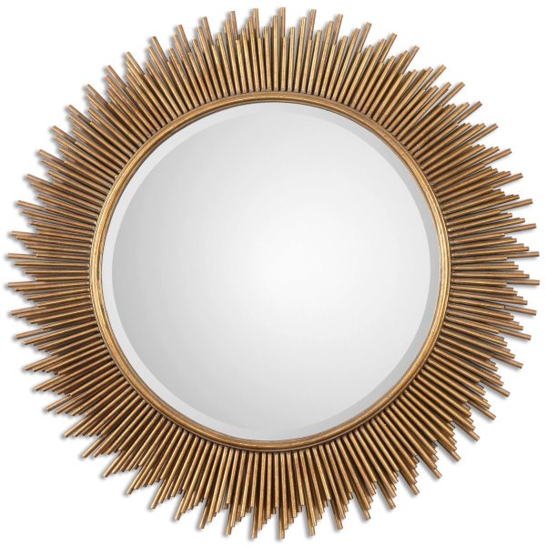 Marlo Round Gold Mirror Sale