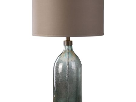 Massana Gray Glass Table Lamp Cheap