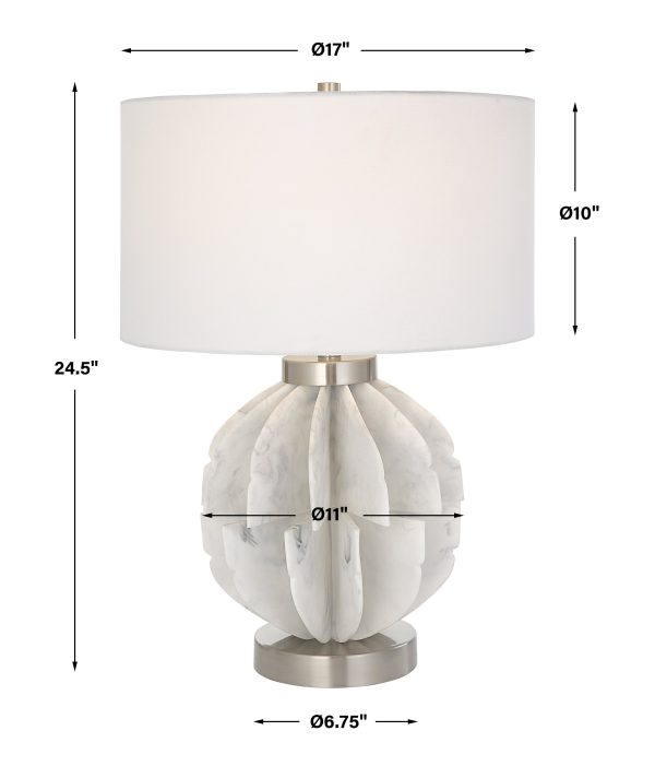 Repetition White Marble Table Lamp Fashion