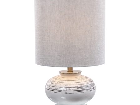 Lenta Off-White Accent Lamp For Discount