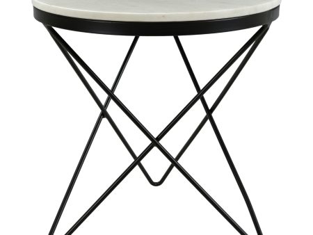 Haley Side Table Black Base For Cheap