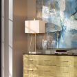 Mackean Metallic Gold Lamp Online Sale