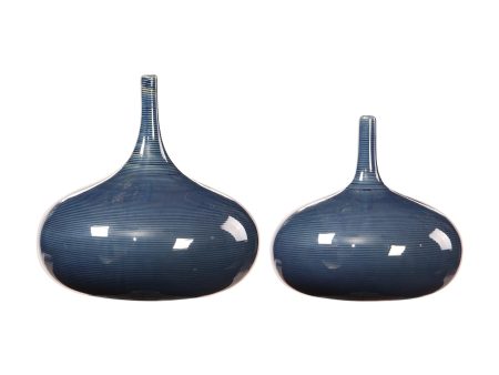 Zayan Blue Vases, S 2 Hot on Sale