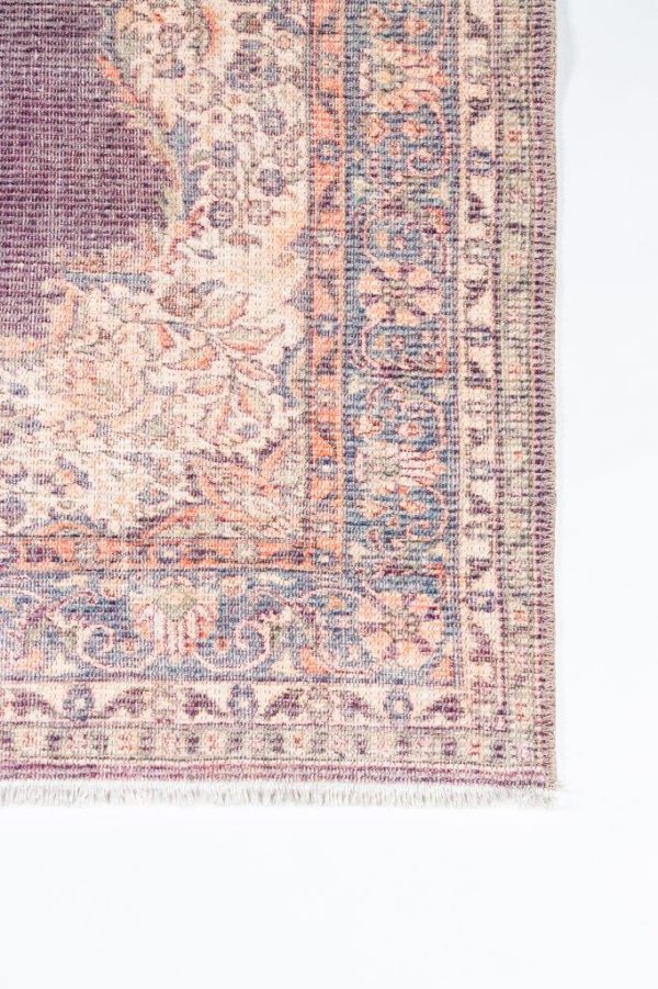 Traditional Machine Made Purple Rug Online