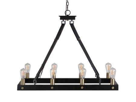 Marlow 8 Light Rectangle Chandelier Cheap