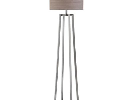 Keokee Polished Nickel Floor Lamp Online Hot Sale