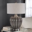 Adler Smoky Gray Table Lamp Cheap