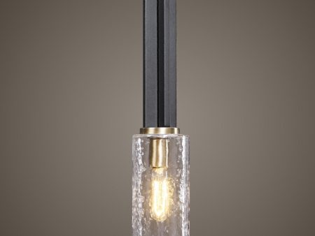 Jarsdel 1 Light Industrial Mini Pendant For Sale