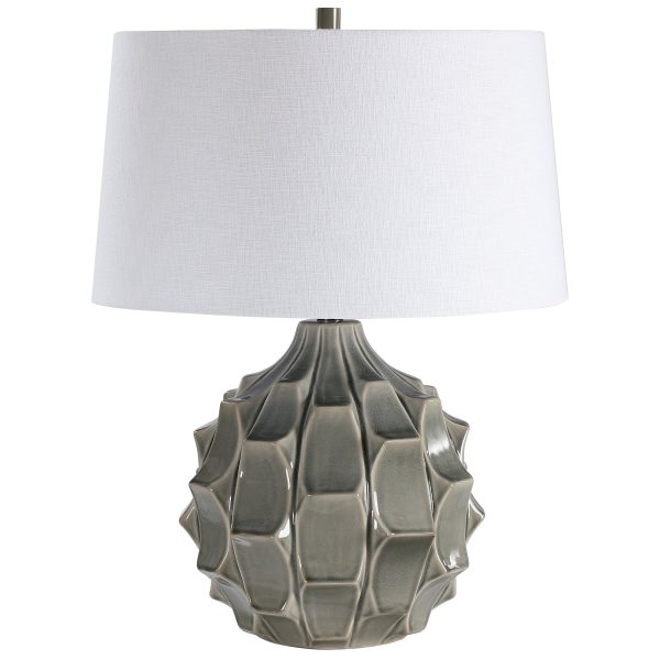 Guerina Gray Table Lamp For Sale