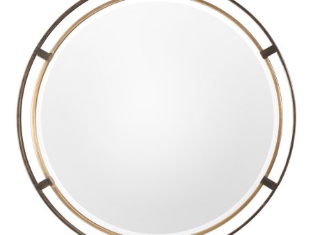 Carrizo Bronze Round Mirror Cheap