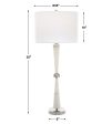 Hourglass White Table Lamp Online