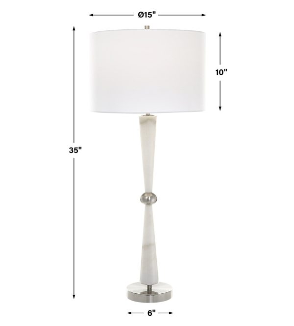 Hourglass White Table Lamp Online