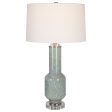 Imperia Aqua Gray Table Lamp Supply