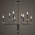 Ebony Elegance 8 Light Chandelier on Sale