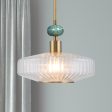 Giovane Antique Brass 1 Light Pendant For Cheap