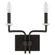 Ebony Elegance 2 Light Sconce on Sale