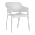 Faro Outdoor Dining Chair White-M2 For Discount