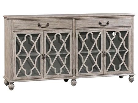 2 Drawer 4 Door Fretwork Sideboard Discount