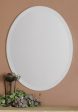 Frameless Vanity Oval Mirror Discount