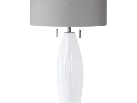 Laurie White Ceramic Table Lamp Online now