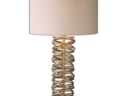 Amarey Metal Ring Table Lamp For Sale