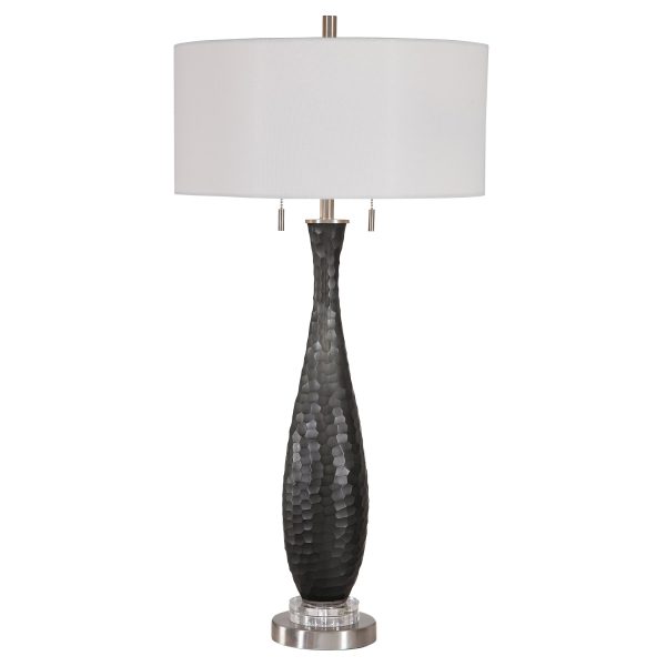 Jothan Frosted Black Table Lamp Cheap