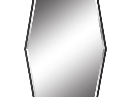 Facet Octagonal Iron Mirror For Sale