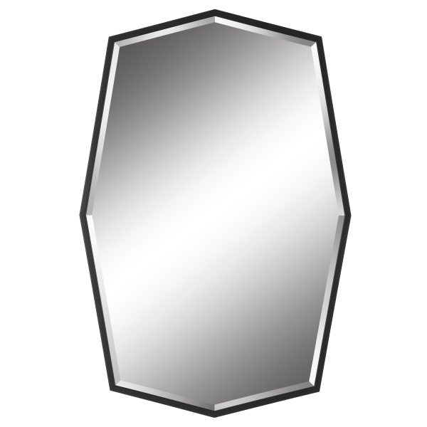 Facet Octagonal Iron Mirror For Sale