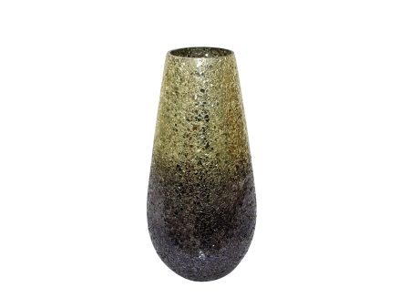 12  Crackled Vase, Gray Ombre Online