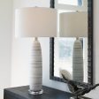 Levadia Matte White Table Lamp For Sale